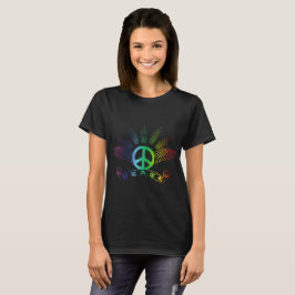 Peace Wings-regenboog T-shirt