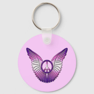 PEACE WINGS SLEUTELHANGER