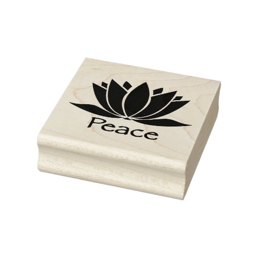 Peace Wood Art Stamp Rubberstempel (Stempel)