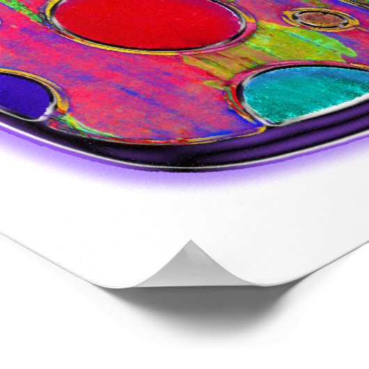 Peace Word Art Poster (Hoek)