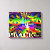 Peace Wrapped Canvas Afdruk (Voorkant)