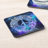 Peace Wreath Blues Bier Onderzetter (Linkerzijde)