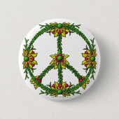 Peace Wreath Ronde Button 5,7 Cm (Voorkant)