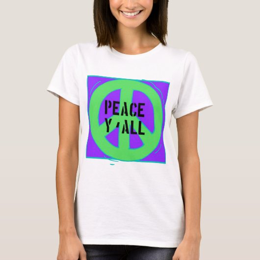 Peace Y'All T-shirt (Voorkant)