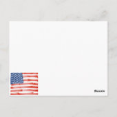 Peace Young Hippies Free Love 1960's Custom Text Briefkaart (Achterkant)