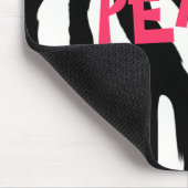 PEACE zebra Muismat (Hoek)