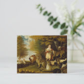 Peaceable Kingdom | 1830-32 Briefkaart (Staand voorkant)
