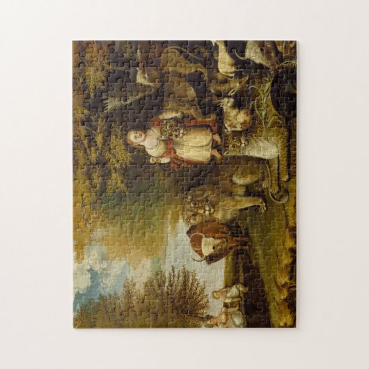Peaceable Kingdom | 1830-32 Legpuzzel (Verticaal)