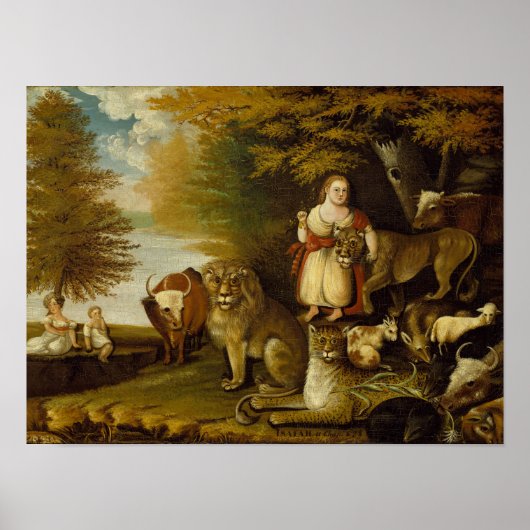 Peaceable Kingdom | 1830-32 Poster (Voorkant)