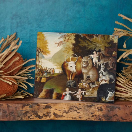 Peaceable Kingdom, c.1834 (olie op canvas) Fotoplaat (Zijkant)