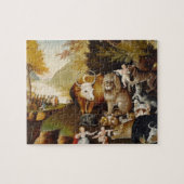 Peaceable Kingdom, c.1834 (olie op canvas) Legpuzzel (Horizontaal)
