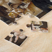 Peaceable Kingdom, c.1834 (olie op canvas) Legpuzzel (Zijkant)