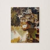 Peaceable Kingdom, c.1834 (olie op canvas) Legpuzzel (Verticaal)