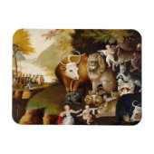 Peaceable Kingdom, c.1834 (olie op canvas) Magneet (Horizontaal)
