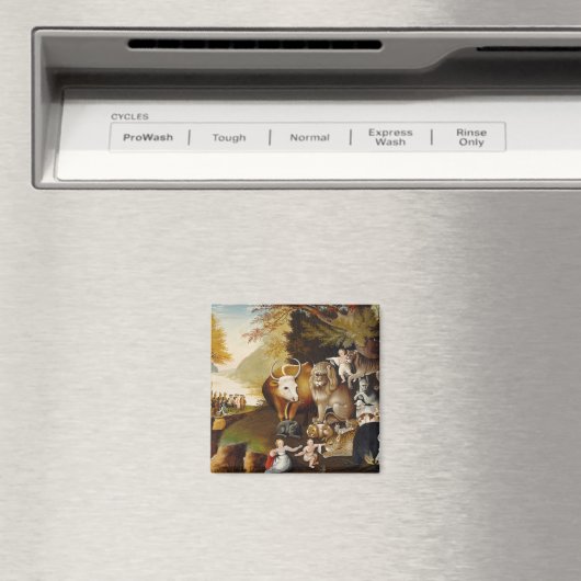 Peaceable Kingdom, c.1834 (olie op canvas) Magneet (Insitu (Vaatwasser))