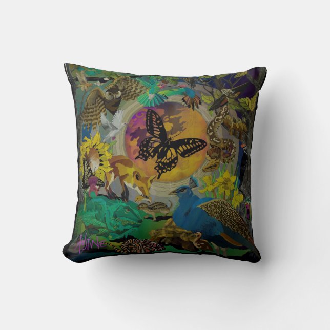 Peaceable Kingdom Pillow Kussen (Voorkant)
