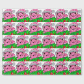 PeaceCat Holiday Giftwrap Papier (Vlak)