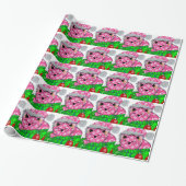 PeaceCat Holiday Giftwrap Papier (Uitgerold)