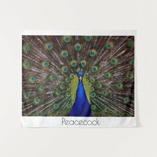 Peacecock Wandkleed (Voorkant (horizontaal))