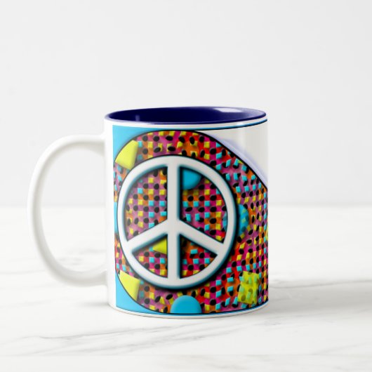 PeaceCup Tweekleurige Koffiemok (Links)