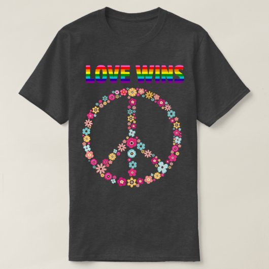 PeaceFlower Love T-shirt (Design voorkant)