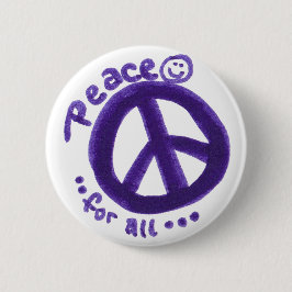 PeaceForAll-in Ronde Button 5,7 Cm