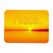 Peaceful Amber Sunset Magneet (Horizontaal)