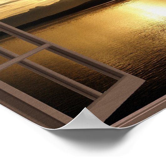 Peaceful and Serene Calm Waters Poster (Hoek)