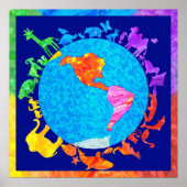 Peaceful Animal Kingdom Poster (Voorkant)