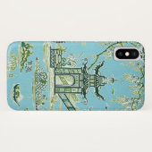 Peaceful Asian Garden iphone X hoesje (Achterkant (horizontaal))