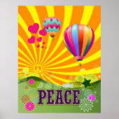 PEACEFUL BALLOON FANTASY POSTER (Voorkant)