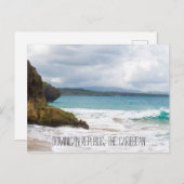 Peaceful Beach Briefkaart (Voorkant / Achterkant)