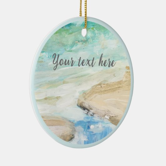 Peaceful Beach Coastal Ornament (Rechts)