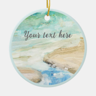 Peaceful Beach Coastal Ornament