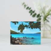 Peaceful Beach St Thomas Briefkaart (Staand voorkant)