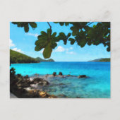 Peaceful Beach St Thomas Briefkaart (Voorkant)