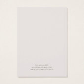 Peaceful Beach Thema Oorbel Display Kaart (Achterkant)