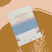 Peaceful Beach Thema Oorbel Display Kaart