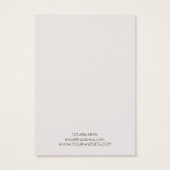 Peaceful Beach Theme Ketting Display Kaart (Achterkant)