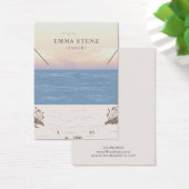 Peaceful Beach Theme Ketting Display Kaart (Bureau)