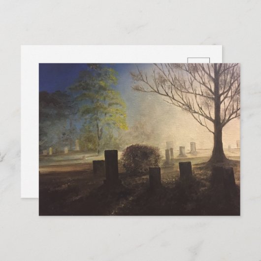 Peaceful begraafplaats briefkaart (Voorkant / Achterkant)