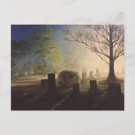Peaceful begraafplaats briefkaart