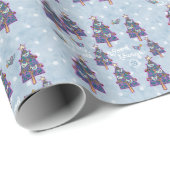 Peaceful Birds and Treders Wrapping Paper Cadeaupapier (Rol Hoek)