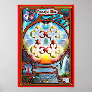 Peaceful Bliss Symbol Art Poster