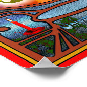 Peaceful Bliss Symbol Art Poster (Hoek)