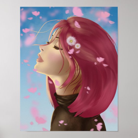 Peaceful Bloom Poster (Voorkant)