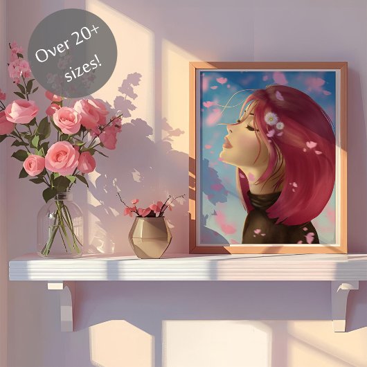 Peaceful Bloom Poster