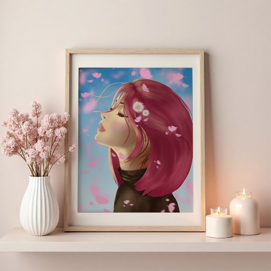 Peaceful Bloom Poster