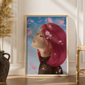 Peaceful Bloom Poster