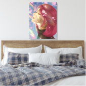 Peaceful Bloom Rainbow Touches Canvas Afdruk (Insitu (Slaapkamer))
